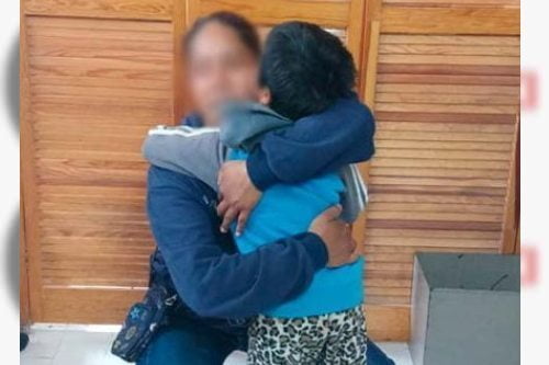 Rescatan en Metepec a pequeño de 5 años secuestrado por su padre quien fue detenido